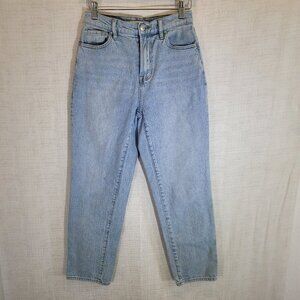 PacSun Jeans Womens 25 25x27 Blue Stretch Icon Straight Light Wash Stretch Denim